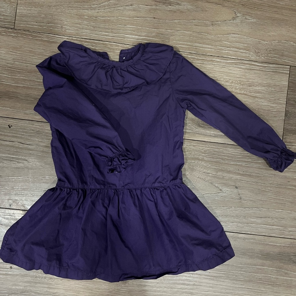 Lila and Hayes 100% Pima Cotton Purple Kids Dress